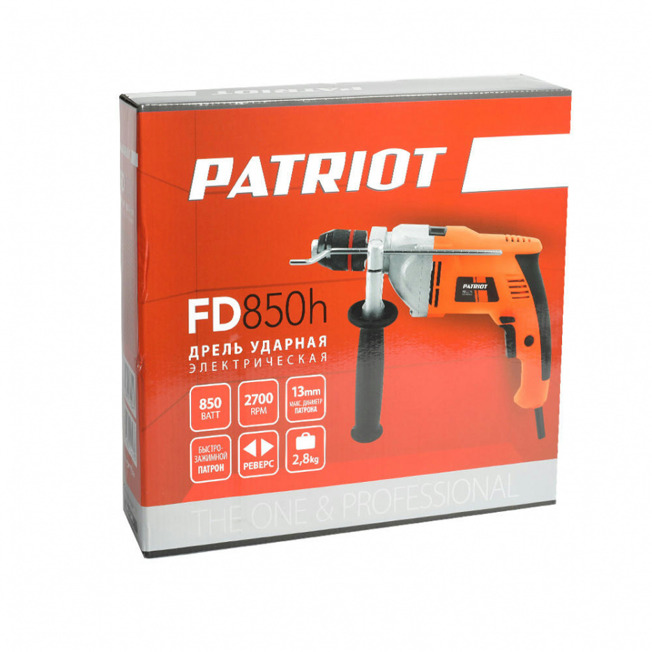 Дрель ударная 850 Вт, FD 850h PATRIOT 120301464