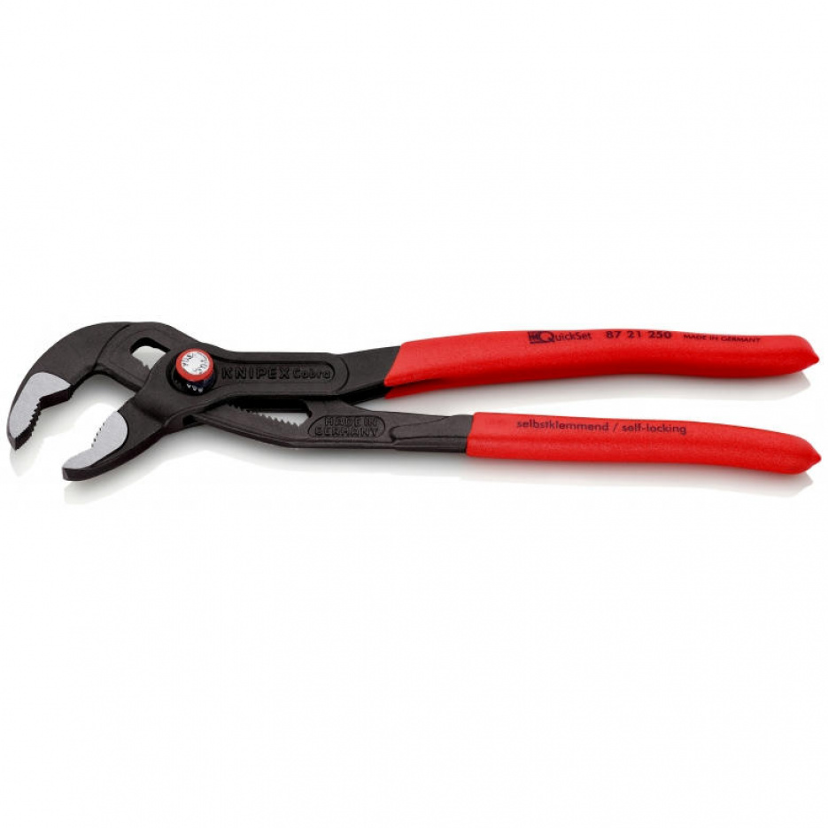 Захват переставной 250 мм, Cobra® QuickSet, быстрозажимной механизм KNIPEX KN-8721250